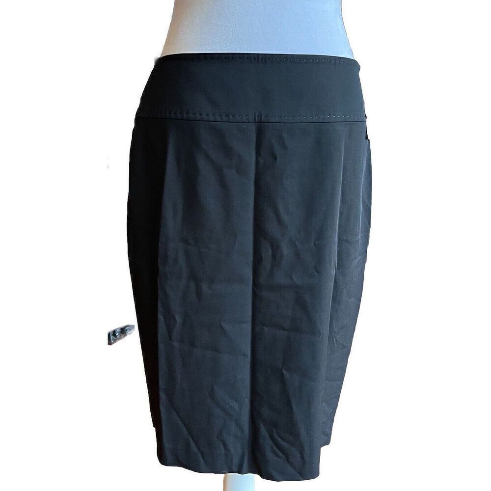 Elie Tahari Skirt Black Size 6 Side Zip